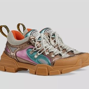 Gucci flashtrek sneakers size 7.5